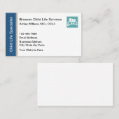 Specialist voor het kinderleven Moderne Visitekaar Visitekaartje (Voorkant / Achterkant)