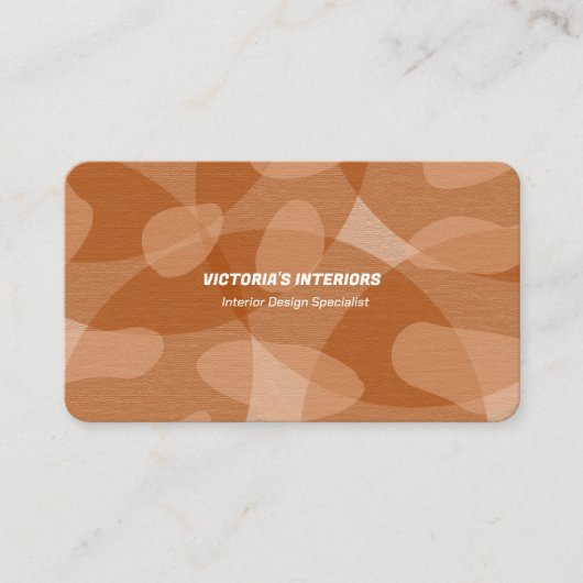 Specialist voor interieurontwerp visitekaartje (Voorkant)