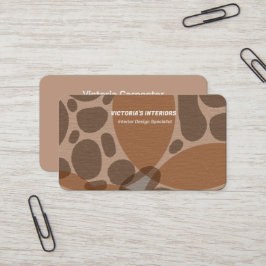 Specialist voor interieurontwerp visitekaartje