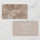 Specialist voor interieurontwerp visitekaartje (Voorkant / Achterkant)