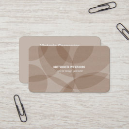 Specialist voor interieurontwerp visitekaartje