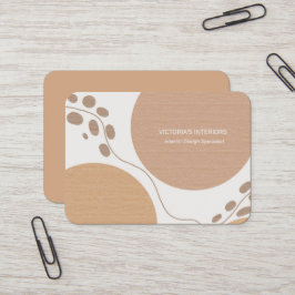 Specialist voor interieurontwerp visitekaartje