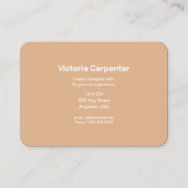 Specialist voor interieurontwerp visitekaartje (Achterkant)