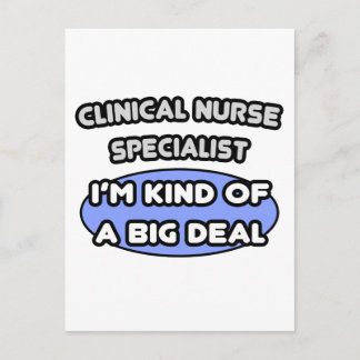 Specialist voor klinische verpleegkunde ... Een so Briefkaart