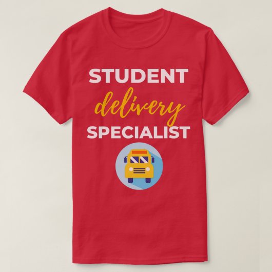 Specialist voor levering van studenten 11 t-shirt (Design voorkant)