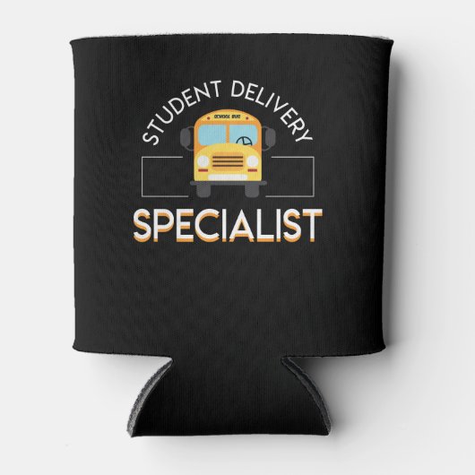 Specialist voor schoolbusstudenten blikjeskoeler (Voorkant)