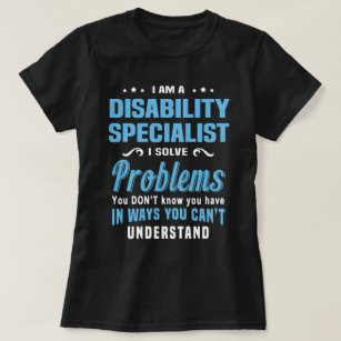 Specialiste gehandicapten t-shirt
