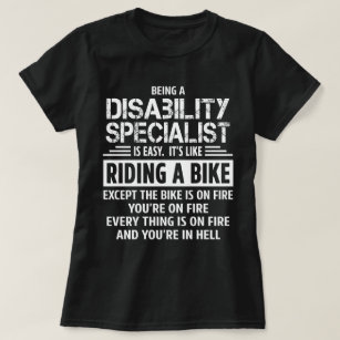 Specialiste gehandicapten t-shirt