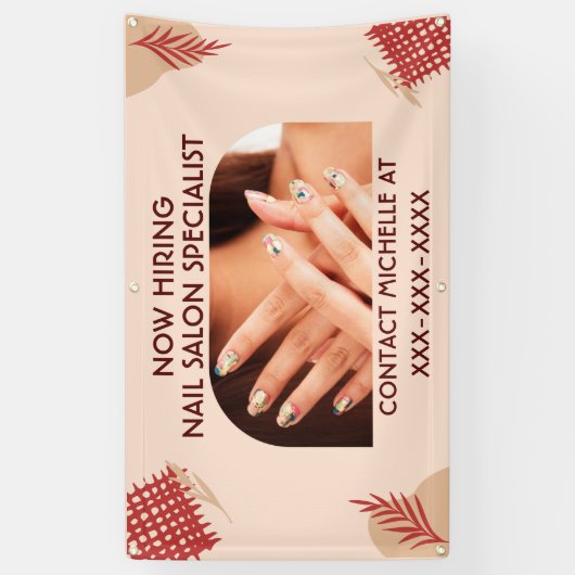 Specialiste nu Nail Salon Specialist Spandoek (Verticaal)