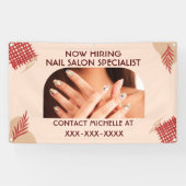 Specialiste nu Nail Salon Specialist Spandoek (Horizontaal)