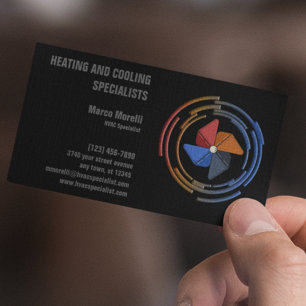 Specialisten voor verwarming en koeling van HVAC Visitekaartje