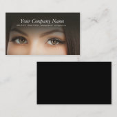 Specialistisch model van make-up-ventilatorogen visitekaartje (Voorkant / Achterkant)