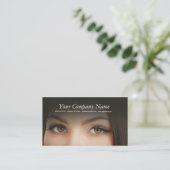 Specialistisch model van make-up-ventilatorogen visitekaartje (Staand voorkant)