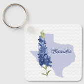 Specialistische Bluebonnet Texas Sleutelhanger (Voorkant)