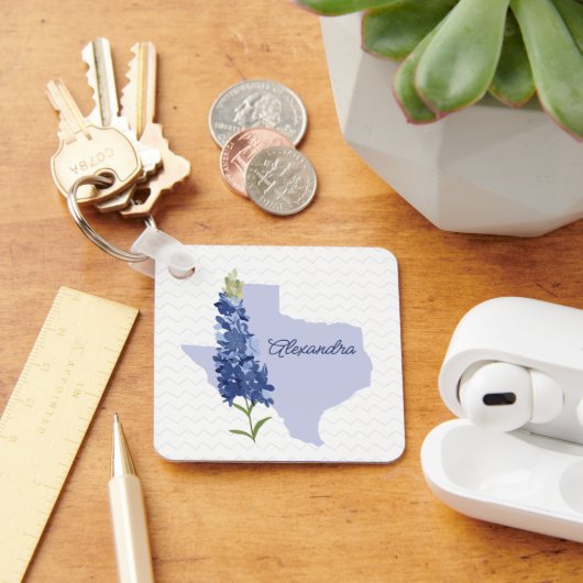 Specialistische Bluebonnet Texas Sleutelhanger (Bureau)