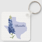 Specialistische Bluebonnet Texas Sleutelhanger (Achterkant)