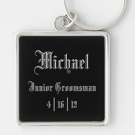 Specialistische Junior Groomsman Sleutelhanger (Voorkant)
