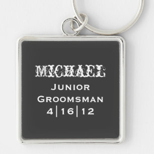 Specialistische Junior Groomsman Sleutelhanger