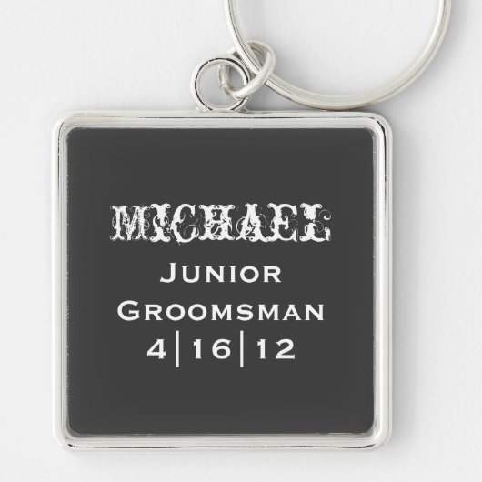 Specialistische Junior Groomsman Sleutelhanger (Voorkant)