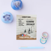 SPECIALISTISCHE kantoor-loodgieter VOOR HET SCHOON Flyer (Enkel)