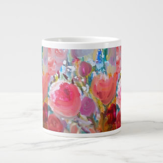 Specialiteit Jumbo Mok Originele  Bloemen!