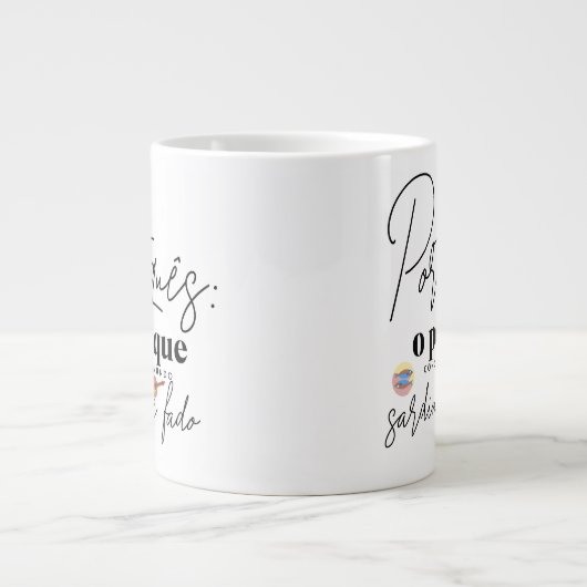 Specialiteit Mok Portugees o povo que conquistou (Voorkant)