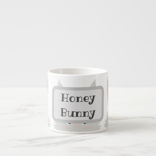 Specialiteit voor honing Bunny Cute Mok personalis (Voorkant)