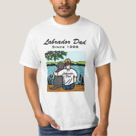 Specialized Black Labrador and Dad 2 T-shirt