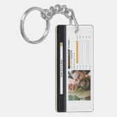 Specialized Funny Best Dad Photo Sleutelhanger (Voorkant Links)