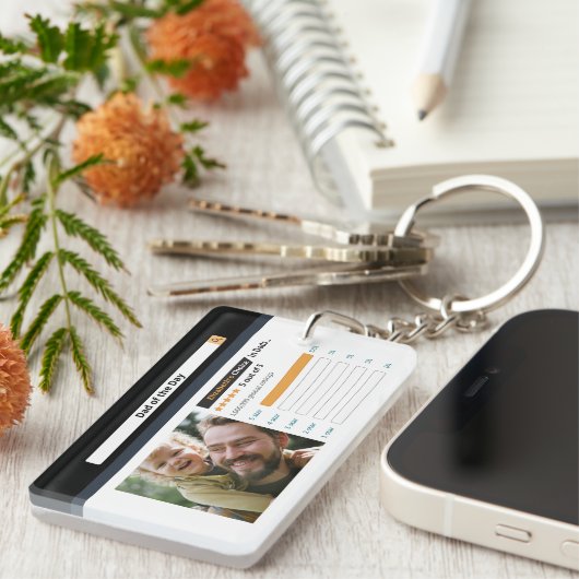 Specialized Funny Best Dad Photo Sleutelhanger (Voorkant Rechts)