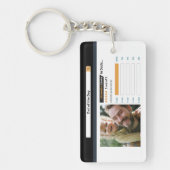 Specialized Funny Best Dad Photo Sleutelhanger (Voorkant)