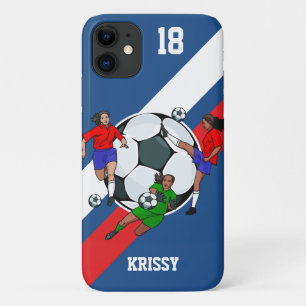 Specialized Girls Soccer Designer Case-Mate iPhone Case