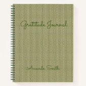 Specialized Gratitude Journal, Green Notitieboek (Voorkant)