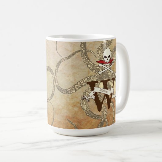 Specialized Jolly Roger Monogram Initiaal Mok (Voorkant rechts)