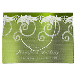 Specialized Wedding Greenly White Royal Lace Groot Cadeauzakje