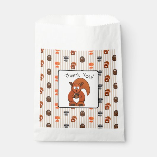 Specialized Woodland Creatures Baby shower Bag Bedankzakje (Voorkant)