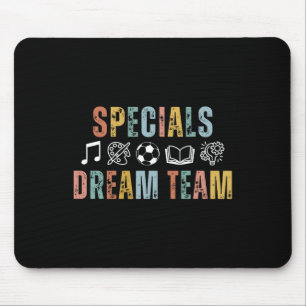 Specials Droom Team Leraar Byck Naar School Kunst  Muismat