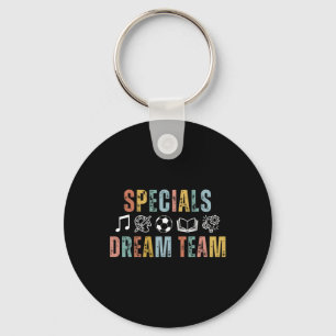 Specials Droom Team Leraar Byck Naar School Kunst Sleutelhanger