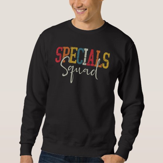Specials Squad Co-curriculaire leraren Teamgroep S Trui (Voorkant)