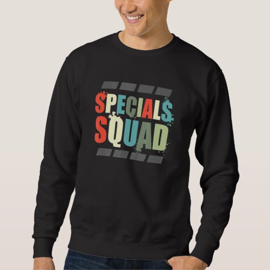 Specials Squad Related Arts Teacher Back To School Trui (Voorkant)