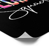 Specials Squad Tie Dye Back To School Women Apprec Poster (Hoek)