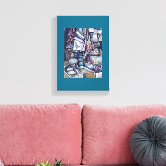 Specials van Splendid Tekka Center Canvas Afdruk (Insitu (Woonkamer))