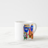 Specialty Mug - Puerto Rican Cultural Expresso Mug Espresso Kop (Voorkant rechts)