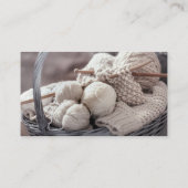 Specialty Yarn Needlecraft Custom Wool Shop Visitekaartje (Achterkant)