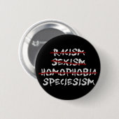 Speciesisme Ronde Button 5,7 Cm (Voorkant /achterkant)