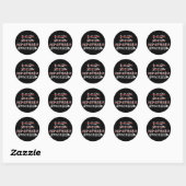 Speciesisme Ronde Sticker (Vel)
