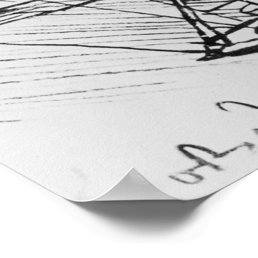 Specificatie van een ontwerp voor een vliegmachine poster (Hoek)