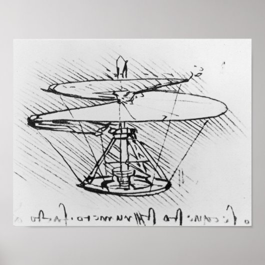 Specificatie van een ontwerp voor een vliegmachine poster (Voorkant)