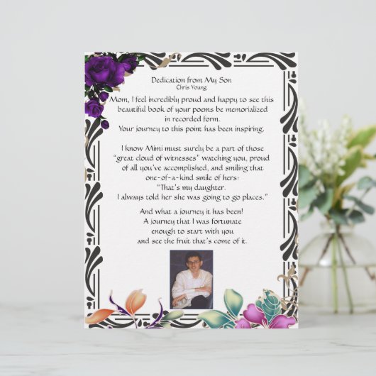 Specificatie van mijn zoon op gepersonaliseerd pap (Staand voorkant)