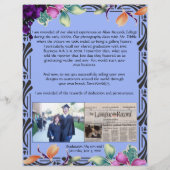 Specificatie van mijn zoon op persoonlijke papiere (Achterkant)